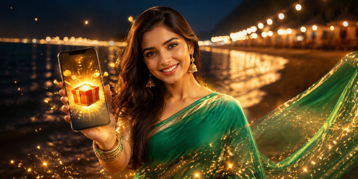 কক্সবাজারে শাড়ি পরা নারী মোবাইলে y19 অ্যাকাউন্টে লগইন ও জমা করছেন