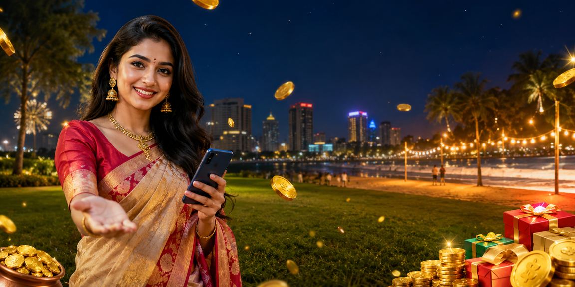 কক্সবাজারে শাড়ি পরা নারী লটারি গেমের শর্তাবলী পড়ছেন